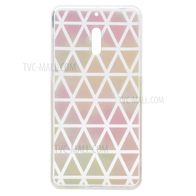 Pattern Printing TPU Gel Phone Cover for Nokia 6 - Vivid Flowers-2