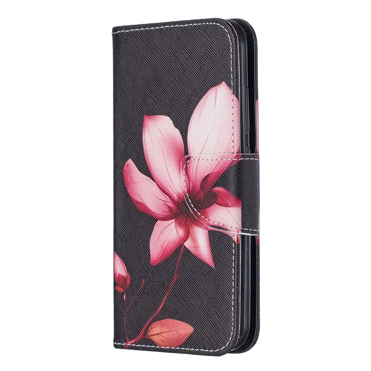 Funda Billetera De Piel Con Estampado Patrón Para Nokia 2.2 - Patrón De Flores-2