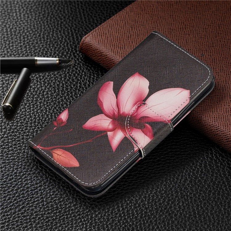 Funda Billetera De Piel Con Estampado Patrón Para Nokia 2.2 - Patrón De Flores-7