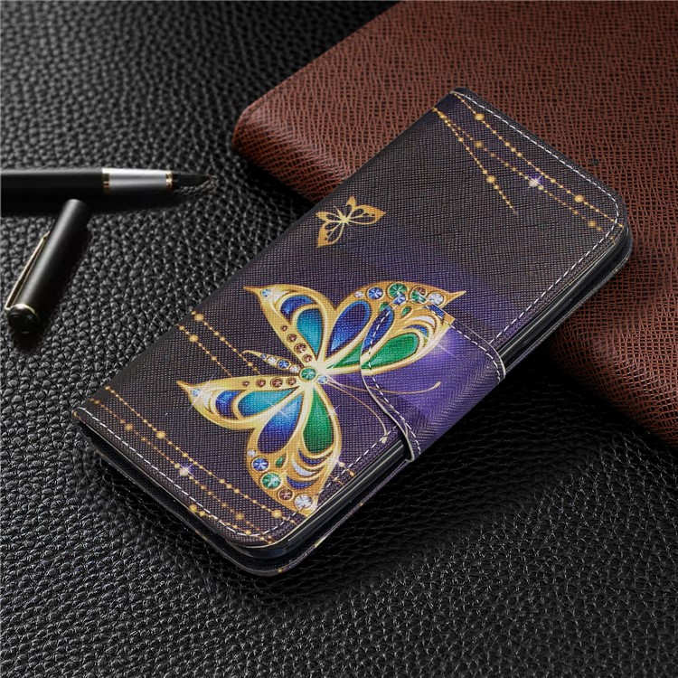 Funda Billetera De Piel Con Estampado Estampado Para Nokia 2.2 - Mariposa Coloreada-7