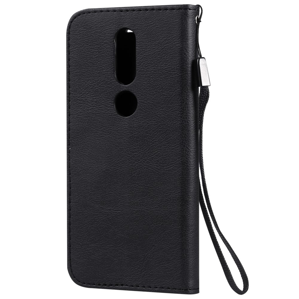 Wallet Leather Protection Case for Nokia 4.2 (2019) - Black-3