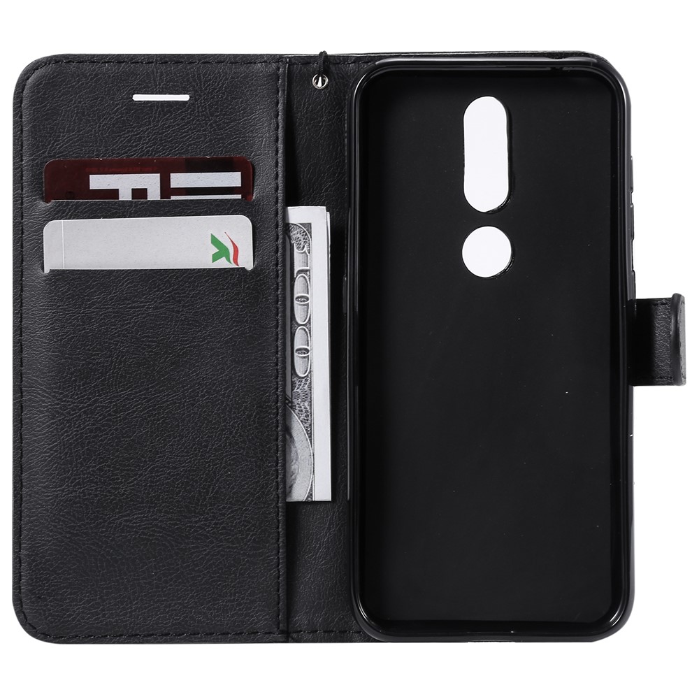 Wallet Leather Protection Case for Nokia 4.2 (2019) - Black-4