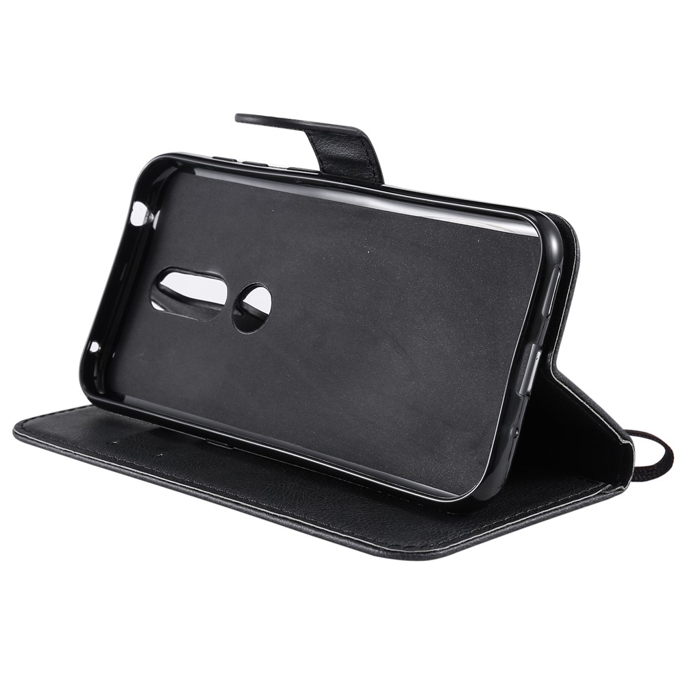 Wallet Leather Protection Case for Nokia 4.2 (2019) - Black-7