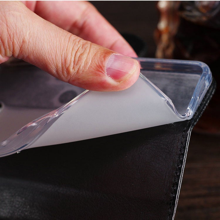 Splicing Wallet Leather Stand Case for Nokia 6 - Black-5
