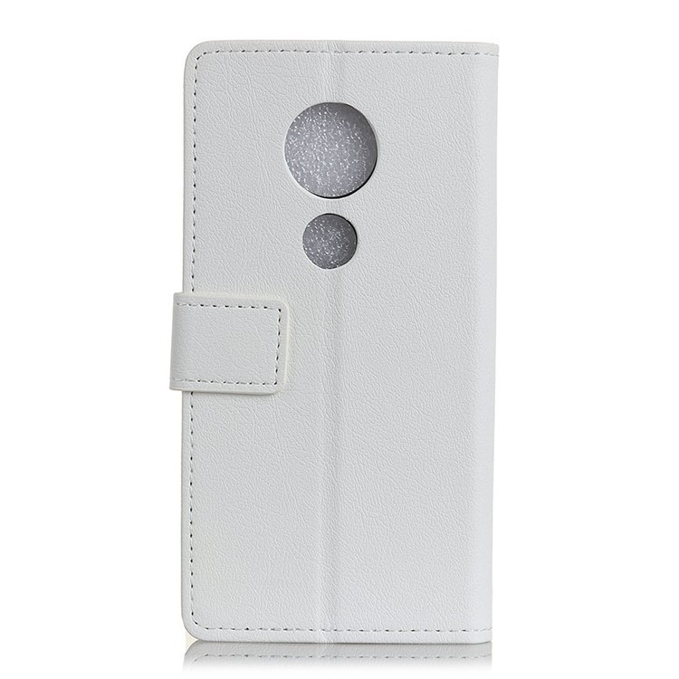 Wallet Leather Stand Cell Phone Case for Nokia 6.2 / 7.2 - White-1