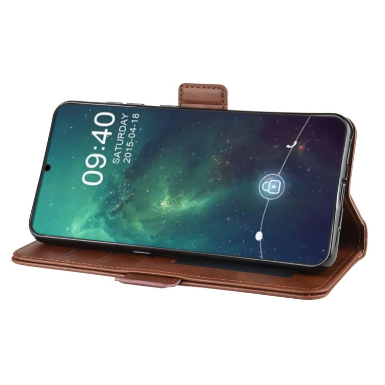Magnet Adsorption PU Leather Casing for Nokia 6.2 - Coffee-6
