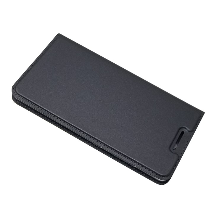 Magnetic Adsorption Leather Case with Card Slot for Nokia 9 PureView - Black-2