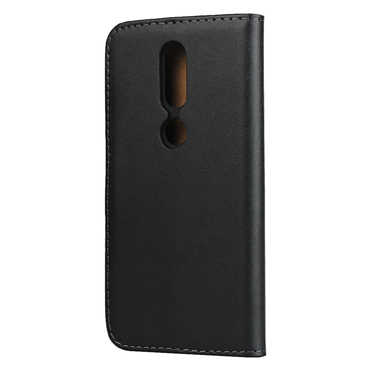 Genuine Leather Wallet Stand Phone Cover for Nokia 4.2 (2019)-4