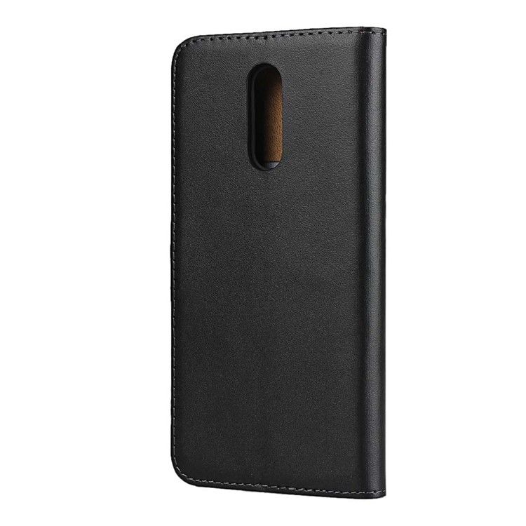 Genuine Leather Wallet Stand Phone Cover for Nokia 3.2-4