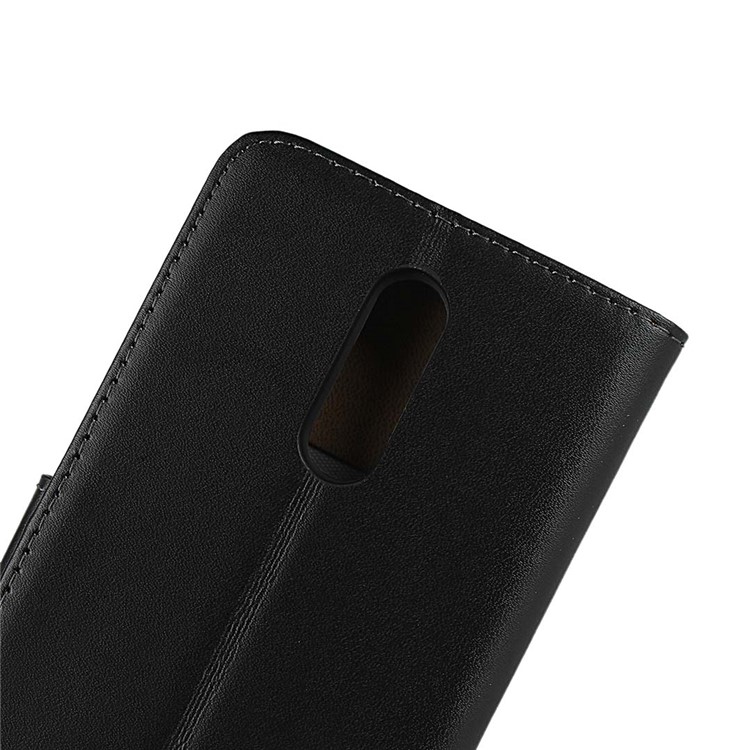 Genuine Leather Wallet Stand Phone Cover for Nokia 3.2-9