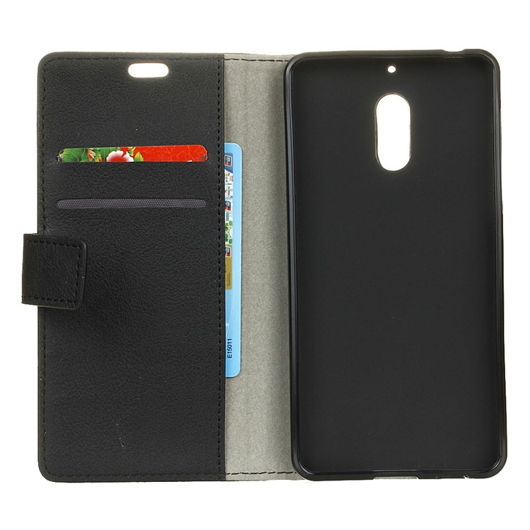 PU Leather Phone Case for Nokia 5 - Black-3