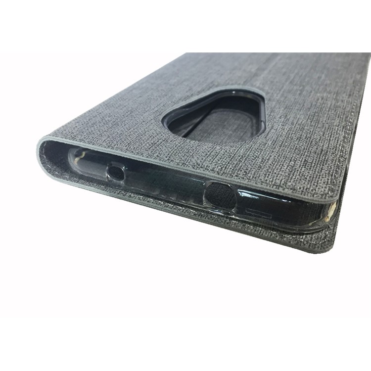 VILI DMX Cross Texture Auto-absorbed Card Holder Leather Mobile Casing Shell for Nokia 6.2/7.2 - Grey-10