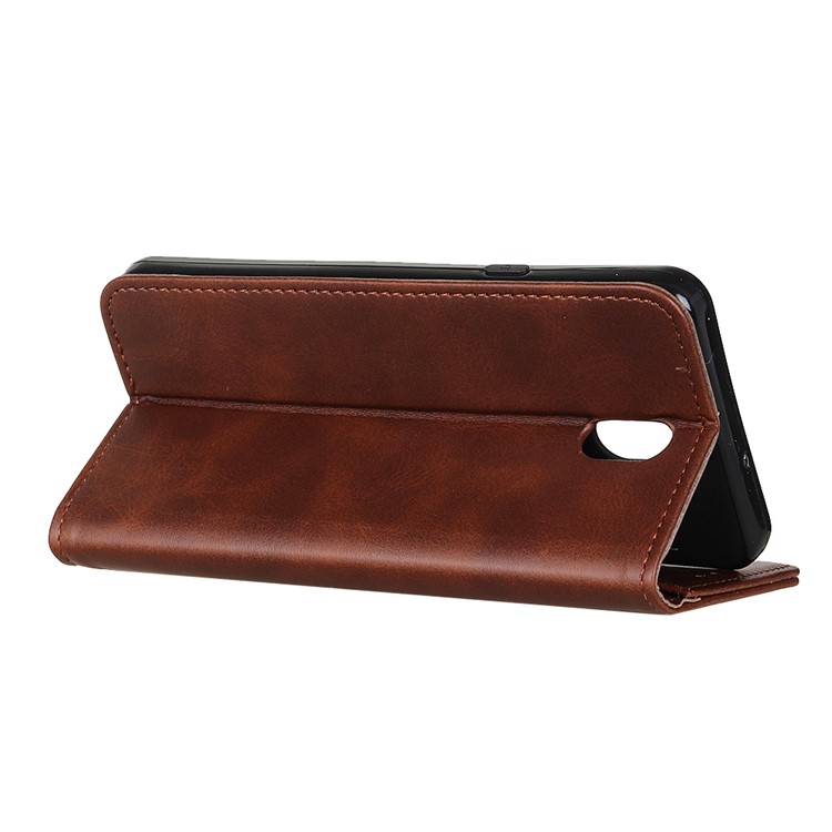 Auto-absorbed Wallet Leather Stand Phone Case for Nokia 2.3 - Coffee-8