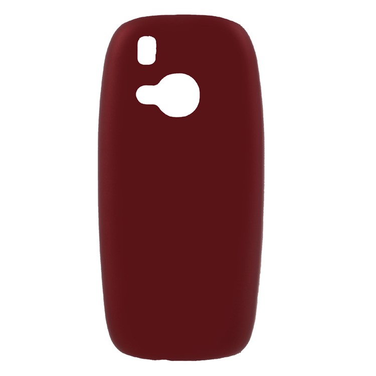 Rubberized PC Hard Shell for Nokia 3310 - Red-1