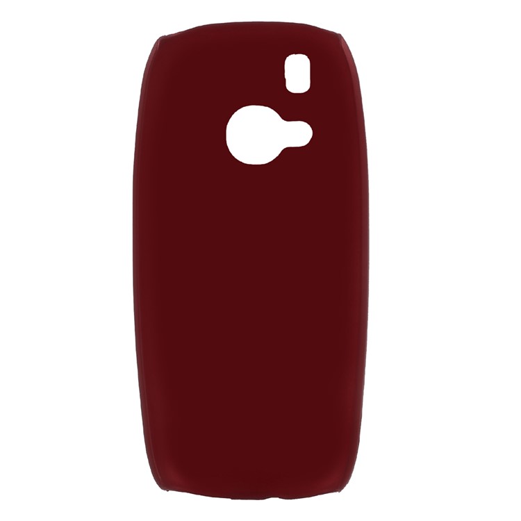 Rubberized PC Hard Shell for Nokia 3310 - Red-2
