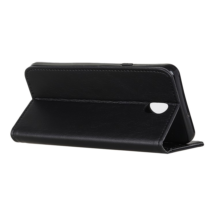 Wallet Leather Stand Mobile Phone Shell Case for Nokia 2.3 - Black-4