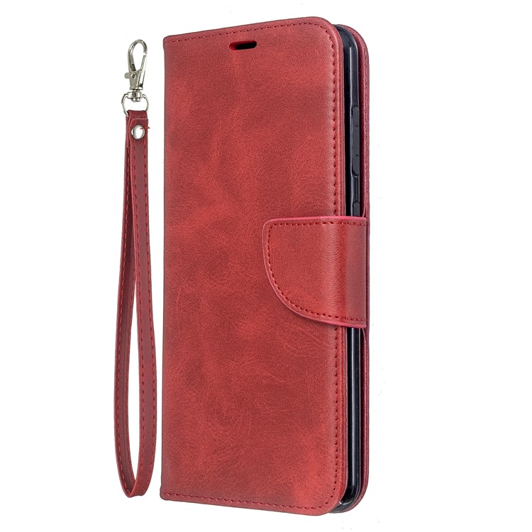 PU Leather Cell Wallet Stand Cover Shell Case for Nokia 7.2/6.2 - Red-2