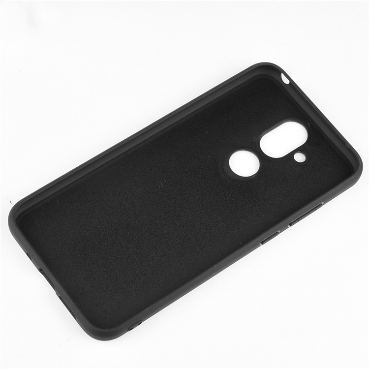 Leather Coated PC + TPU Hybrid Phone Shell Cover for Nokia 8.1 / X7 - Black-5