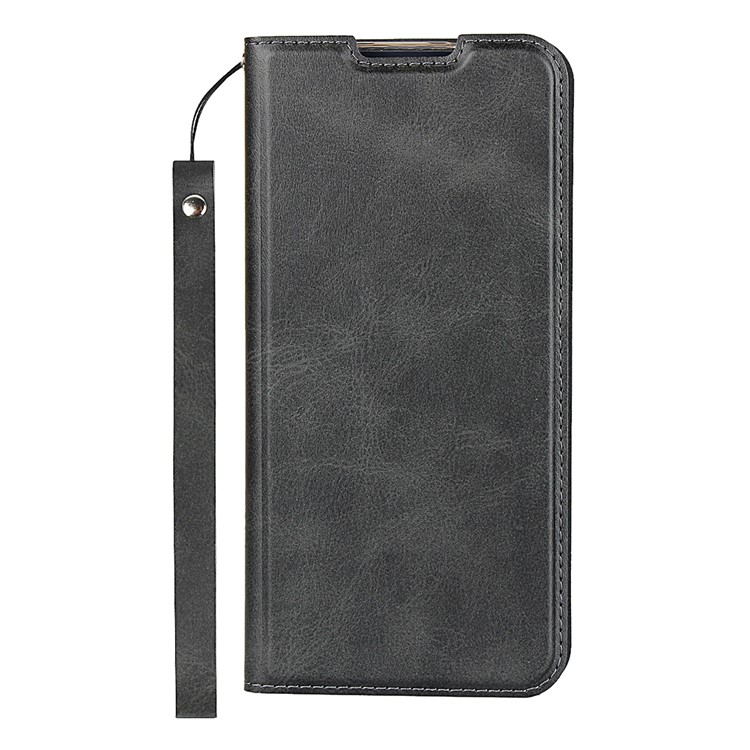 Leather with Card Holder Case with Stand for Nokia 7.2 - Black-2