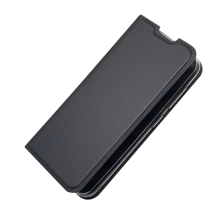 Magnetic Adsorption Leather with Card Holder Case for Nokia 4.2 (2019) - Black-6