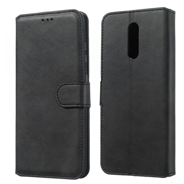 Wallet Stand Flip Leather Phone Case for Nokia 3.2(2019) - Black-10