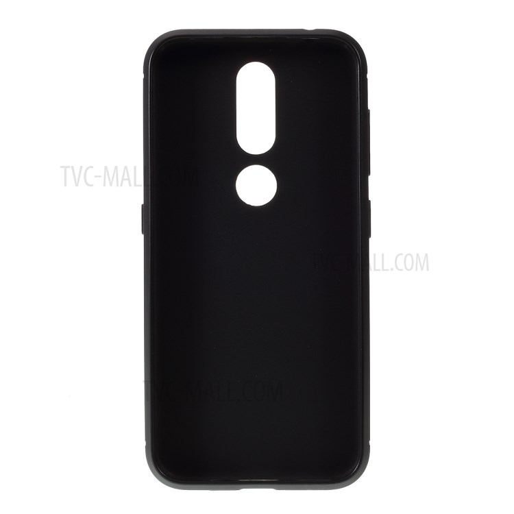 Carbon Fiber TPU Cell Phone Case for Nokia 4.2 (2019) - Black-3