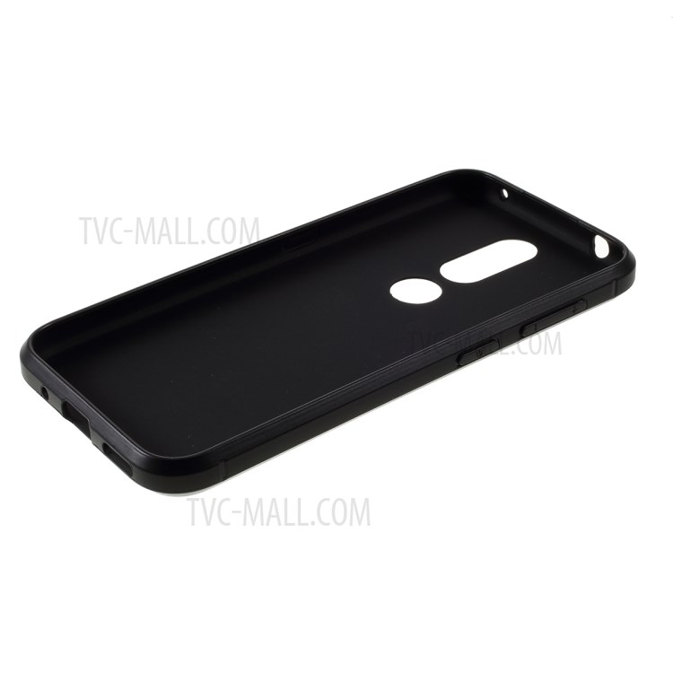 Carbon Fiber TPU Cell Phone Case for Nokia 4.2 (2019) - Black-7