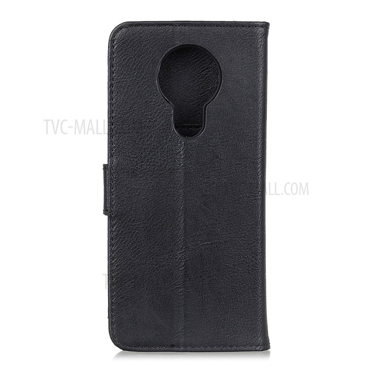 KHAZNEH with Wallet Stand Leather Casing for Nokia 5.3 - Black-2