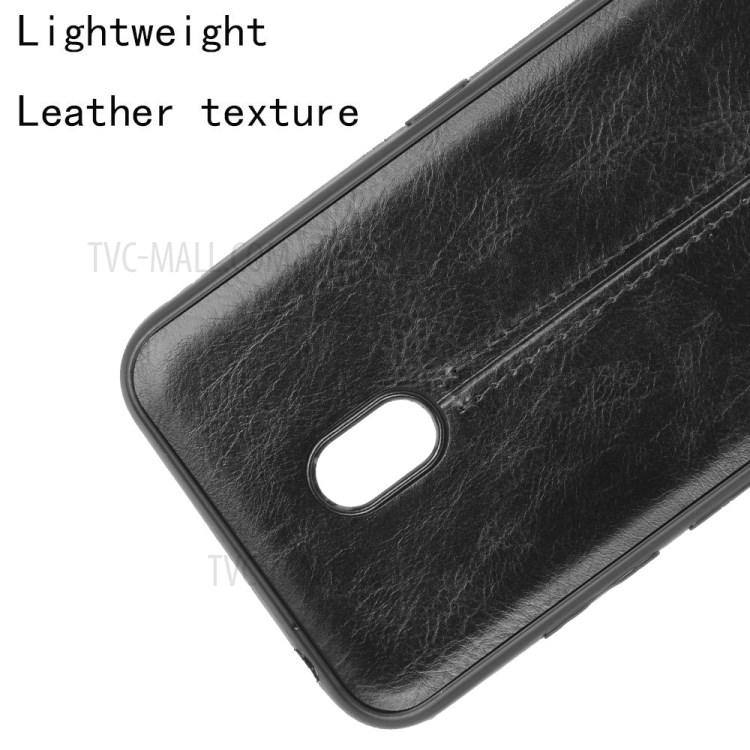 PU Leather Coated PC + TPU Hybrid Mobile Cover for Nokia 2.2 - Black-3