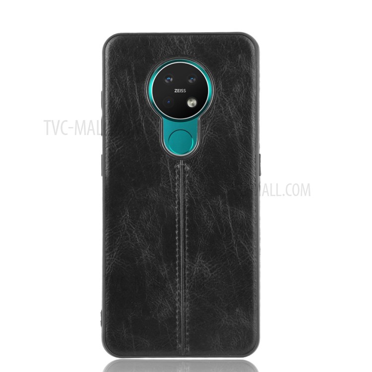 PU Leather Coated PC + TPU Mobile Cover for Nokia 7.2 - Black-4