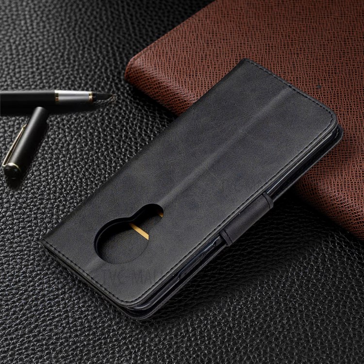 Couro PU Com Carteira Elegante Tampa Da Caixa De Suporte Para Nokia 5.3 - Preto-8