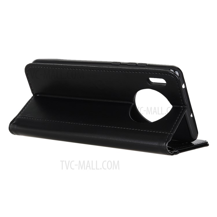 Auto-absorbed Split Leather with Wallet Shell for Nokia 8.3 - Black-4