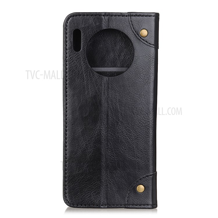 Crazy Horse Auto-absorbed Split Leather Wallet Case for Nokia 8.3 5G - Black-3