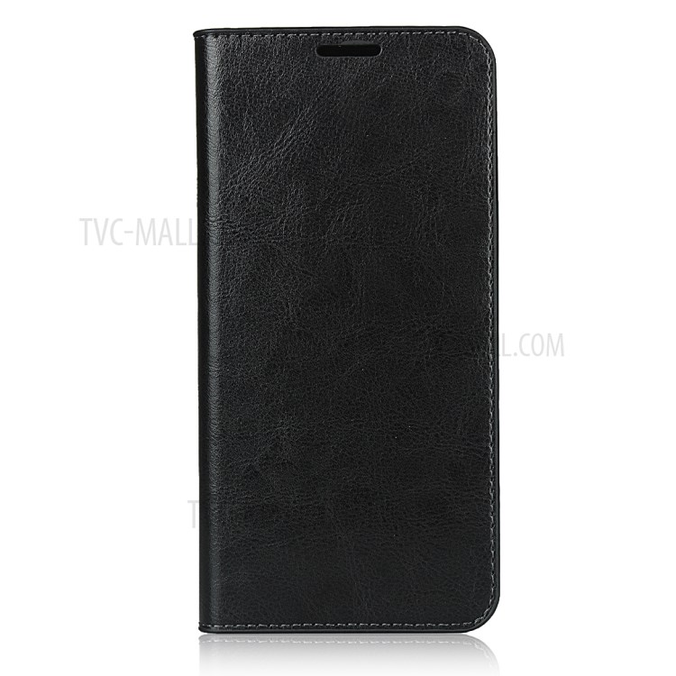 Crazy Horse Genuine Leather Wallet Shell for Nokia 5.3 - Black-2