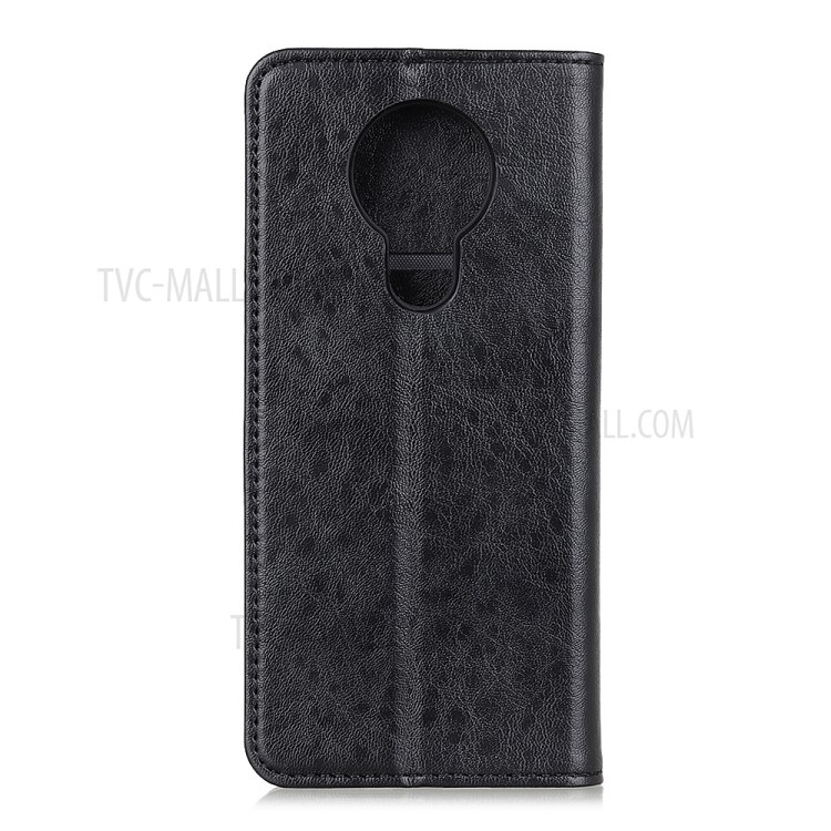 Auto-absorbed Crazy Horse Texture Leather Wallet Case for Nokia 3.4 - Black-3