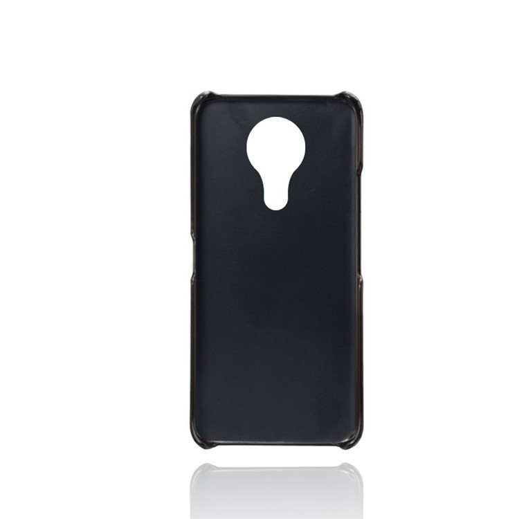 KSQ PU Leather Coated Hard Case with Double Card Slots for Nokia 3.4 - Black-5