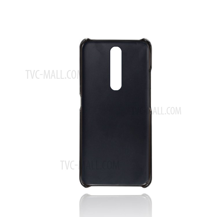KSQ PU Leather Coated Hard PC Phone Cover for Nokia 2.4 - Black-5