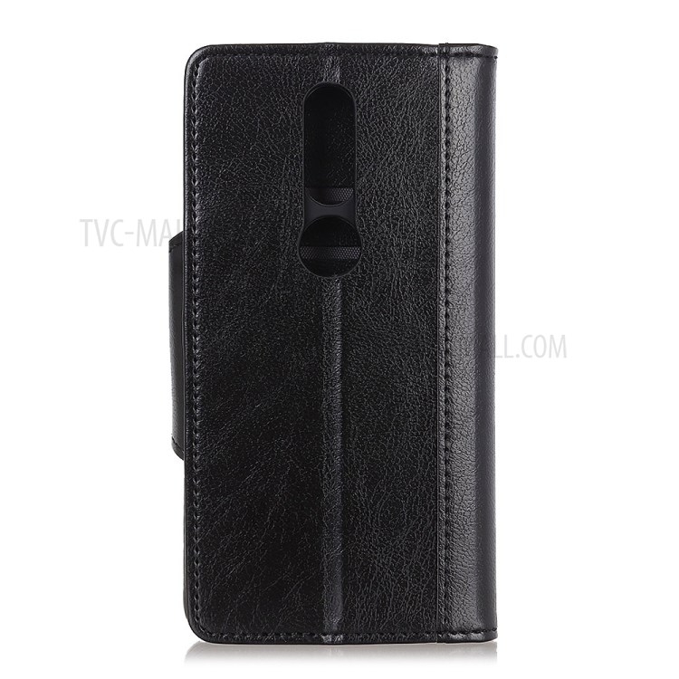 Cowhide Texture PU Leather Wallet Phone Cover for Nokia 2.4 - Black-3