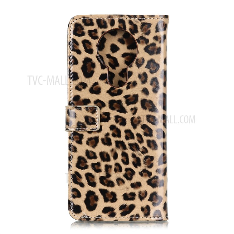 Leopard Pattern Wallet Stand Leather Cover for Nokia 3.4 Case-3