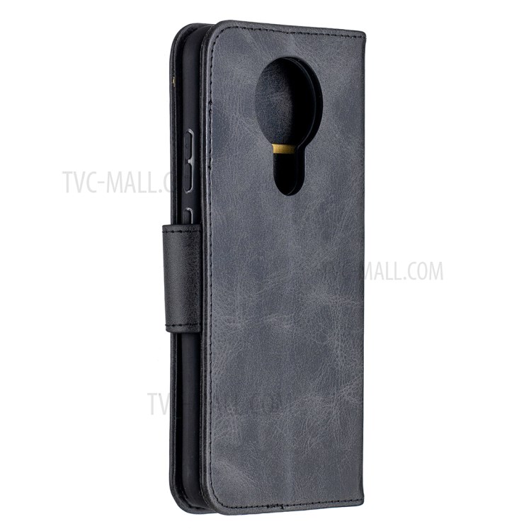 Wallet Leather Stand Case for Nokia 3.4 Phone Cover - Black-3