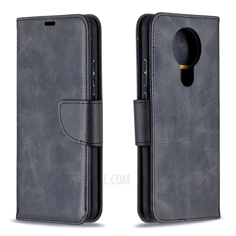 Wallet Leather Stand Case for Nokia 3.4 Phone Cover - Black-4