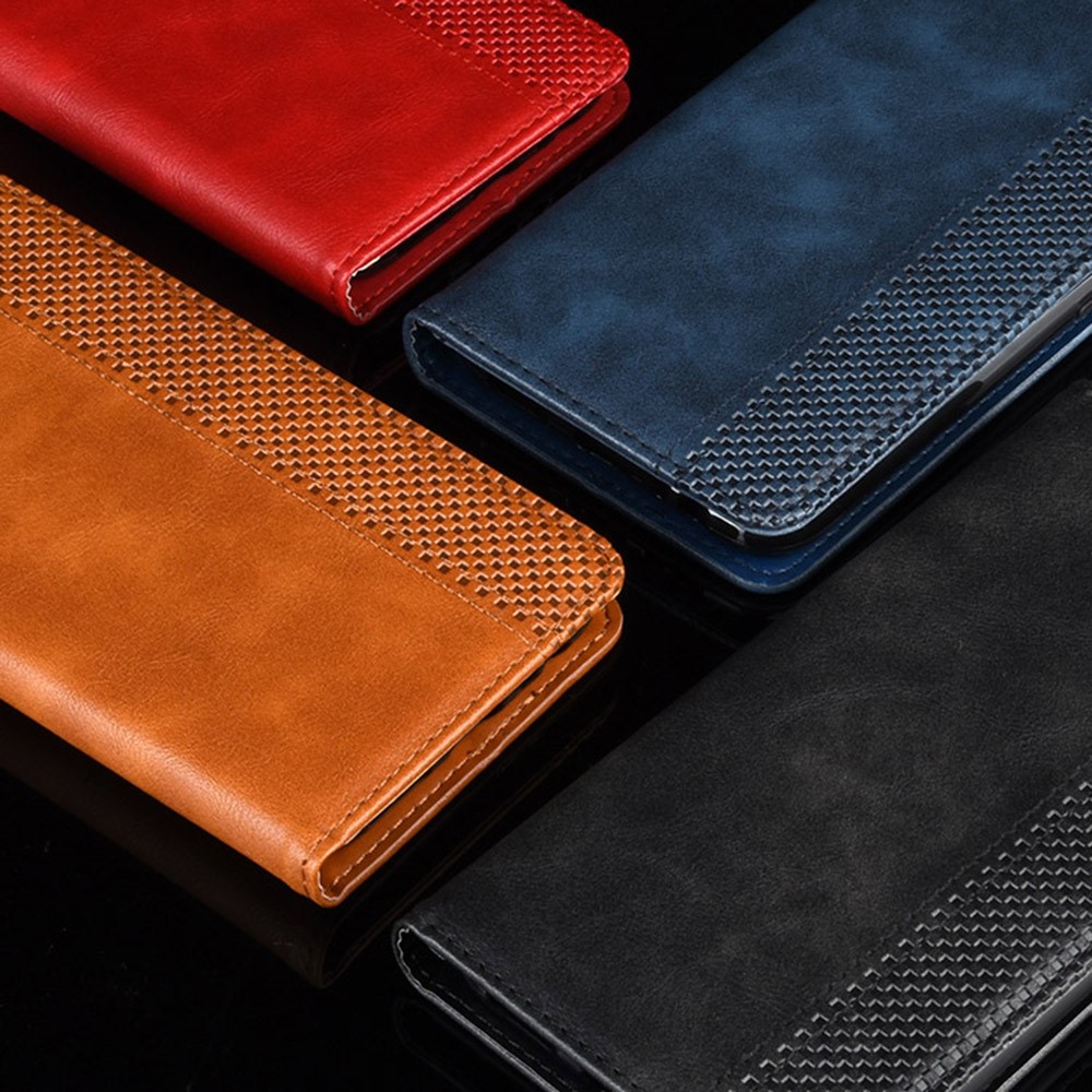 Magnetic Vintage Style Phone Case Wallet Stand Leather Cover for Nokia 2.4 - Black-16