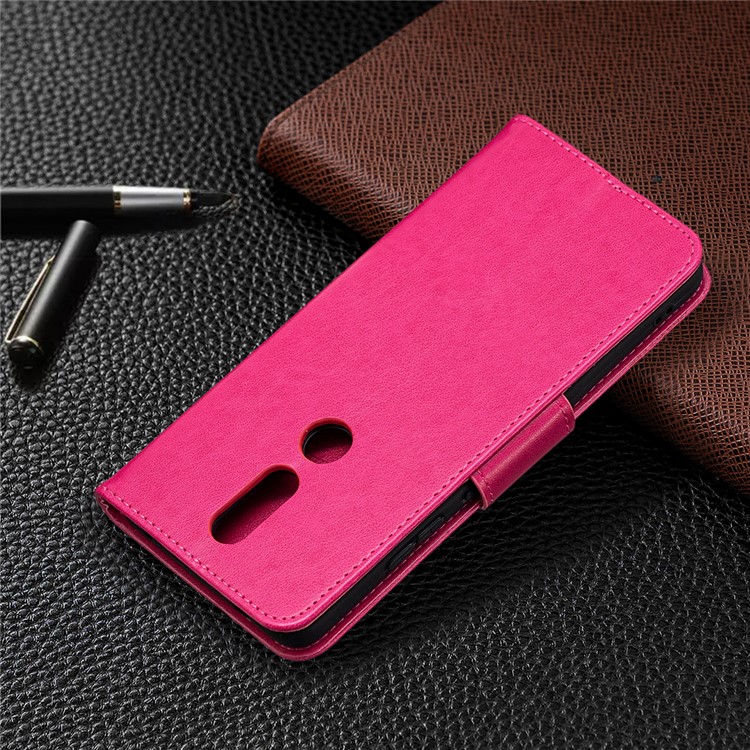 Imprint Butterflies Pattern Wallet Stand Leather Cover for Nokia 2.4 - Rose-8