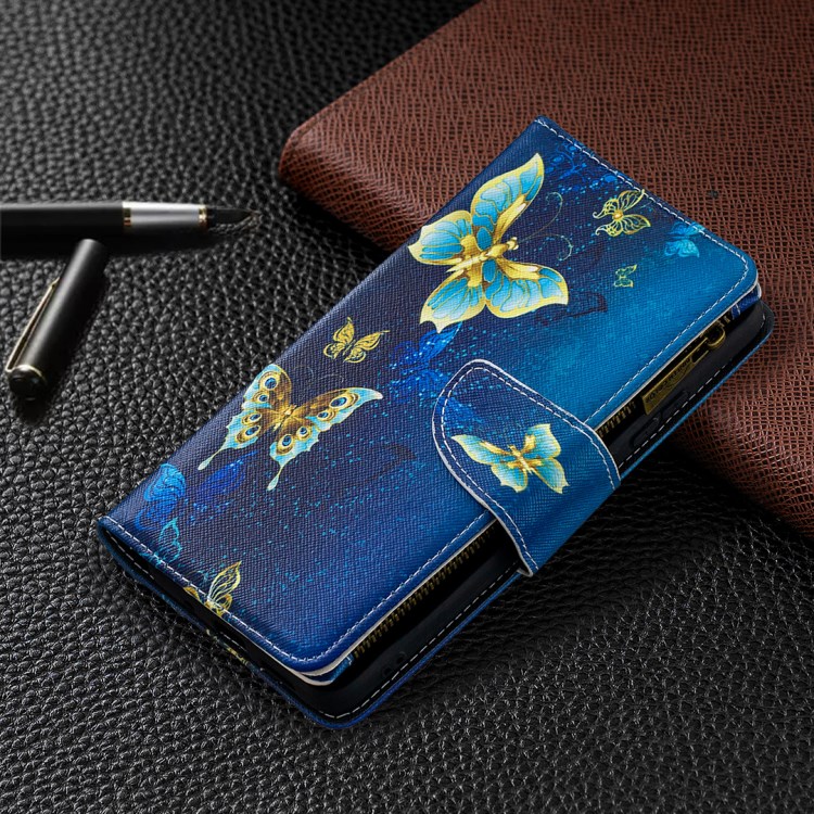 Pattern Printing Leather Wallet Protective Shell for Nokia 2.4 - Beautiful Butterfly-7