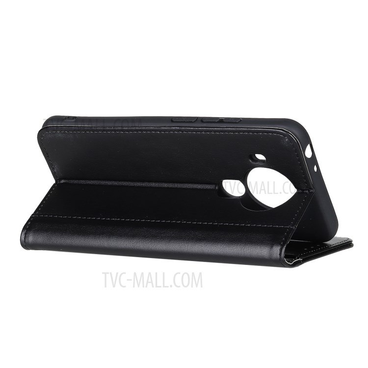 Wallet Stand Leather Phone Case for Nokia 5.4 Protective Shell - Black-4