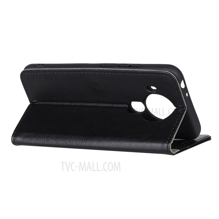 For Nokia 5.4 Litchi Texture Wallet Leather Case Mobile Phone Accessory - Black-4