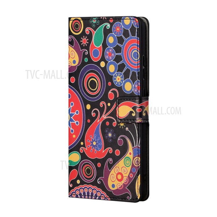 Protective Cover for Nokia 5.4 Wallet Pattern Printing Leather Phone Shell - Circle-2