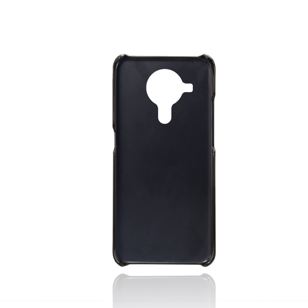 KSQ PU Leather Coated Plastic Case with Double Card Slots for Nokia 5.4 - Black-5