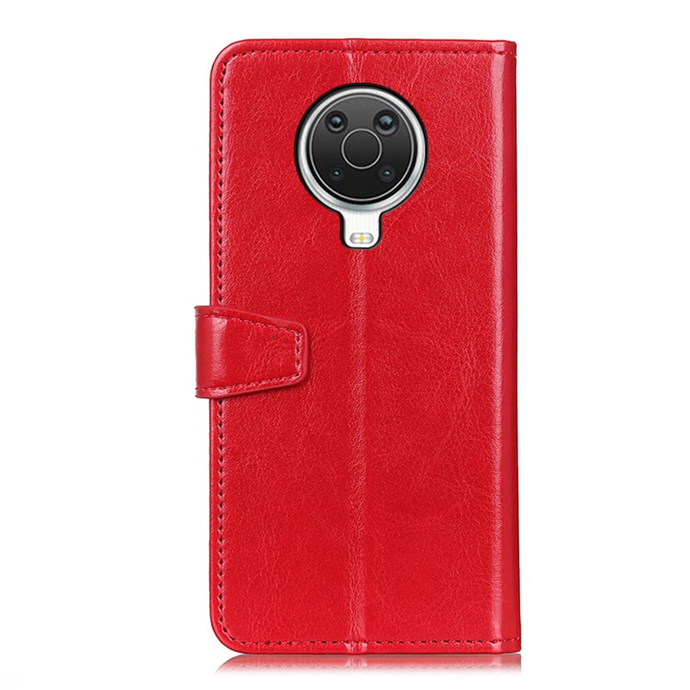 Wallet Stand Design PU Leather Protective Shell Case for Nokia 6.3 - Red-10