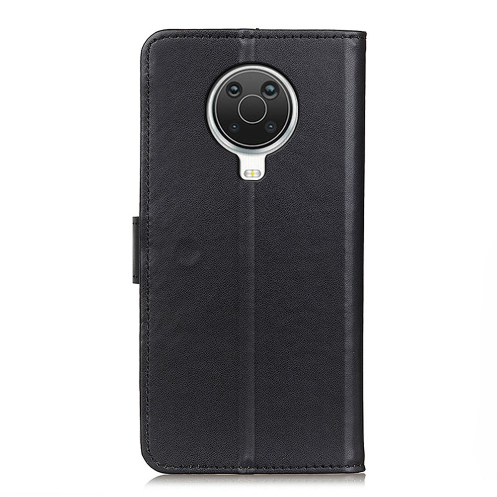 Magnetic Clasp Wallet Leather Shell Case with Stand Function for Nokia 6.3 - Black-10